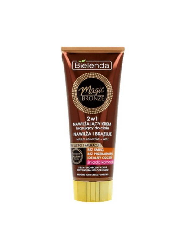 Bielenda MAGIC BRONZE 2-in-1 bronzing body cream - donkere huid 200 ml