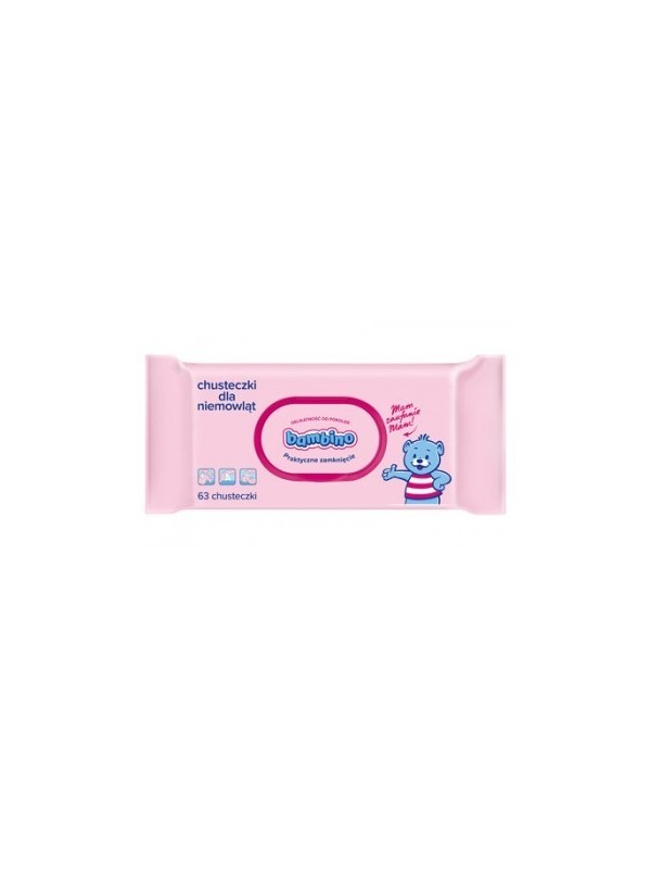 Bambino wet wipes for children with closure 63 pieces