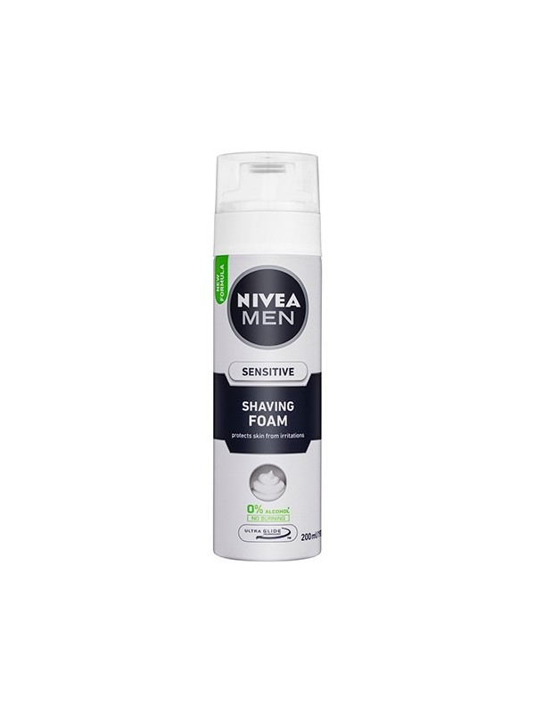 NIVEA FOR MEN SENSITIVE SHAVING FOAM 200 ml