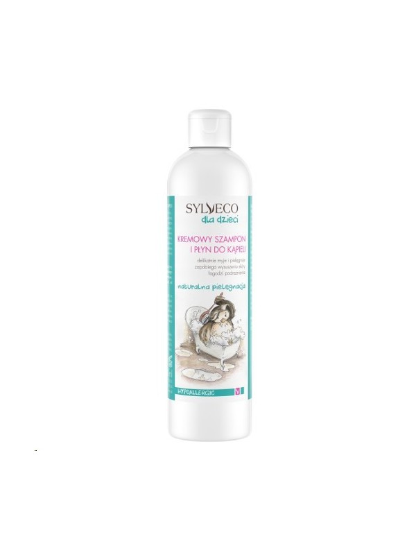 Sylveco voor kinderen romige shampoo en bubbelbad 300 ml