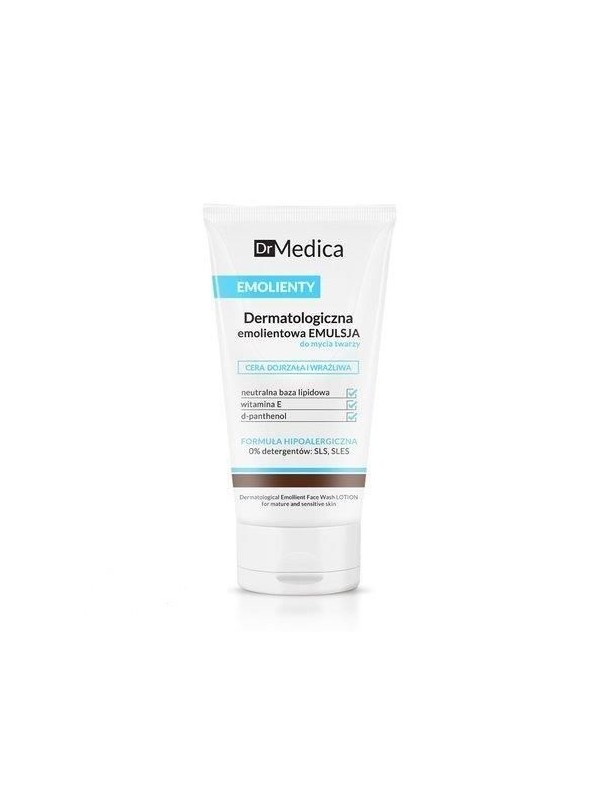 Bielenda Dr Medica Emollients Emollient face wash emulsie voor de rijpe en gevoelige huid 150 g