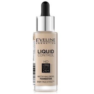 Eveline Liquid Control Dropper Foundation /005/ Ivory 32 ml