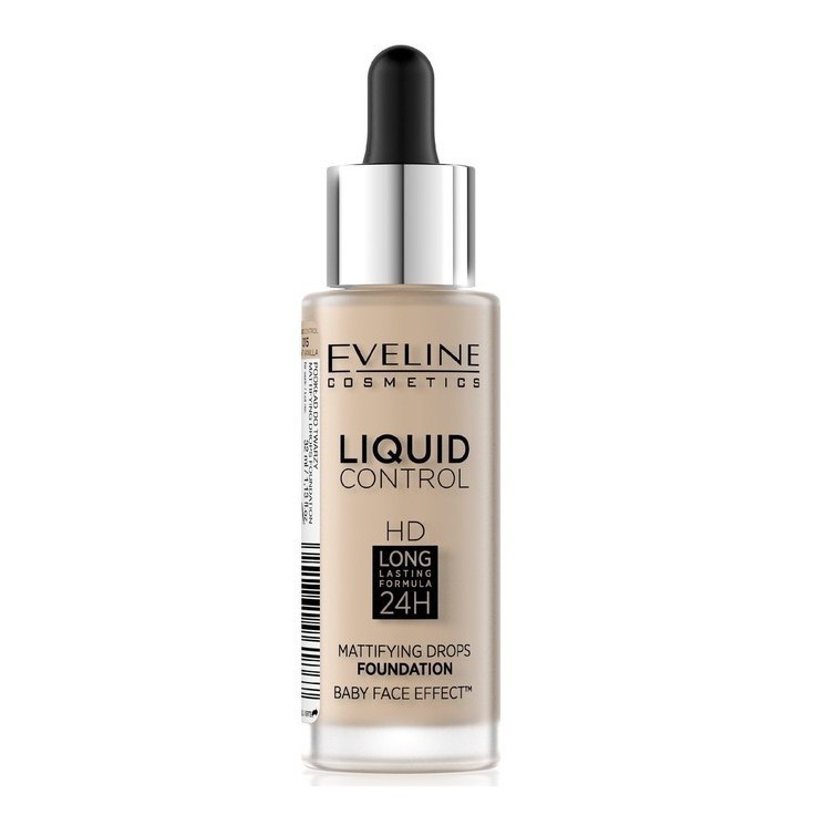 Eveline Liquid Control Dropper Foundation /005/ Ivory 32 ml