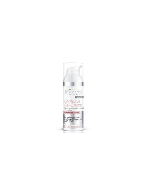 Bielenda Professional Peptide creme-gel corrigerende rimpels rond de ogen 50 ml