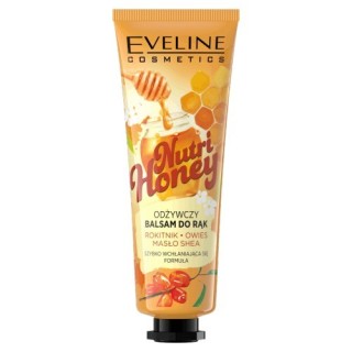 Eveline Nutri Honey Nourishing Hand Balm Sea Buckthorn + Oats + Shea Butter 50 ml