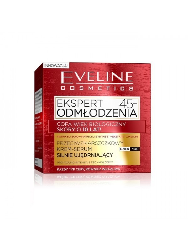 Eveline Expert Rejuvenation Anti-rimpel creme - serum sterk verstevigend 45+ dag/nacht 50 ml