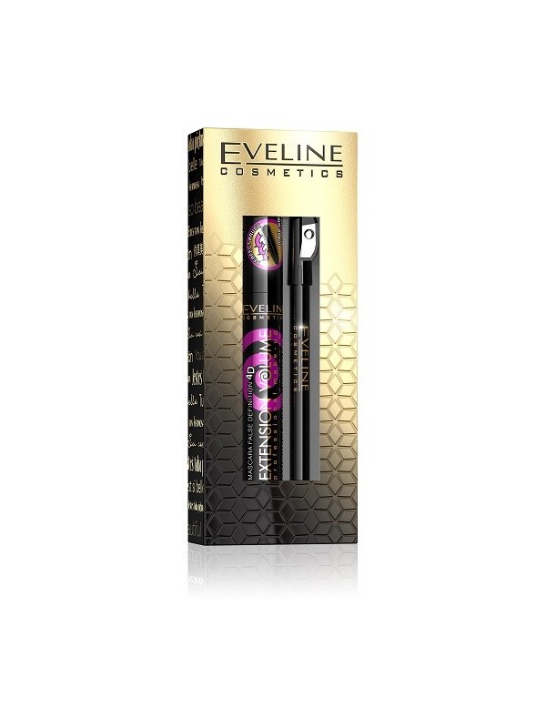 Eveline Make Up Gift Set (Ink Extension + Crayon Black)-0356