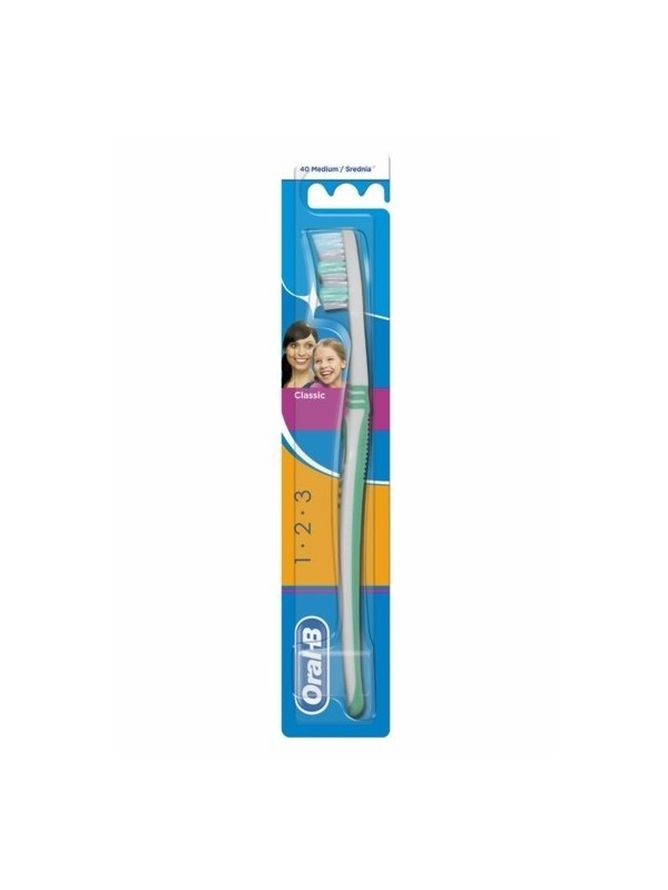 Oral- B Tandenborstel 1-2-3 Medium 3st