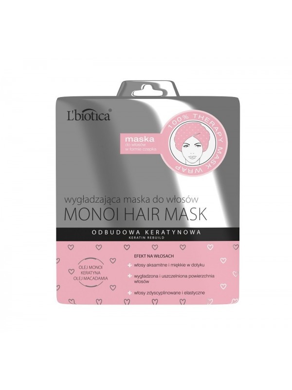 L'biotica MONOI HAIR Hair mask in the form of a cap Smoothing