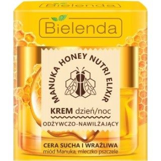 Bielenda Manuka Honey Nutri Elixir Nourishing and Moisturizing Day/Night Face Cream 50 ml