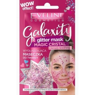 Eveline Glitter Mask Pink Smoothing face mask 10 ml