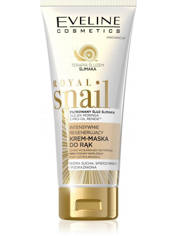 Eveline Royal Snail Intensief regenererend Crème-masker voor de handen 100 ml