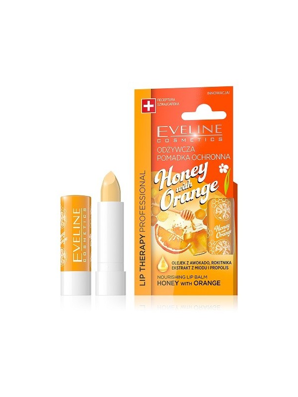 Eveline Lip Therapy Honey & Orange Nourishing Lipstick 4 g