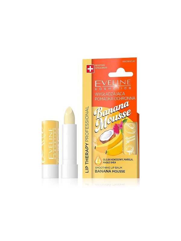 Eveline Lip Therapy Bannana Mousse Smoothing Lipstick 4 g