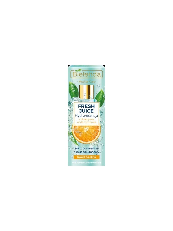 Bielenda FRESH JUICE Moisturizing hydro -essence for face care ORANGE 110 ml