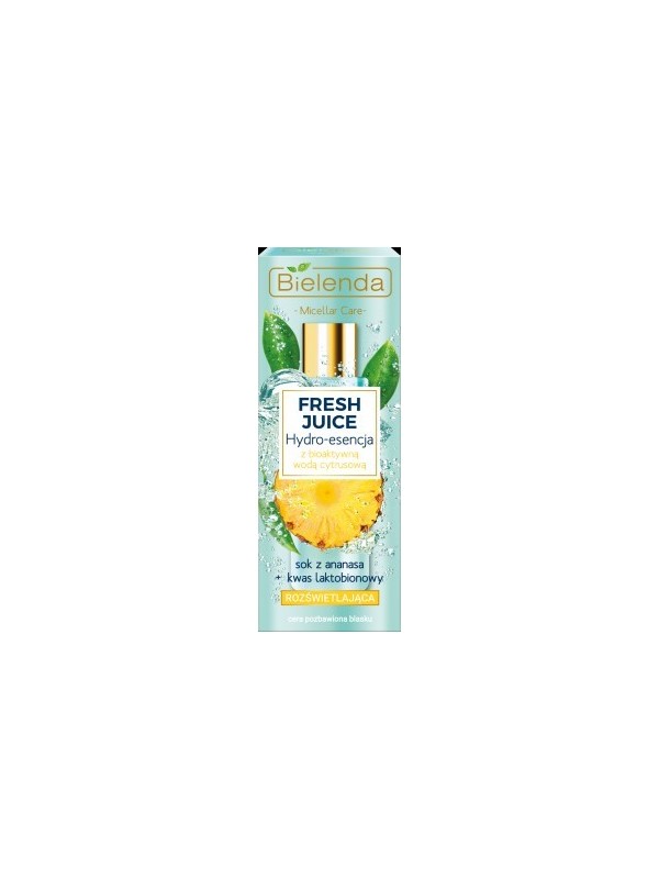 Bielenda FRESH JUICE Illuminating hydro -essence voor gezichtsverzorging ANANAS 110 ml