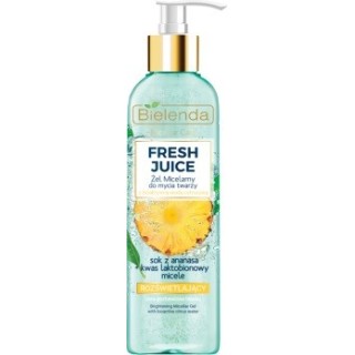 Bielenda FRESH JUICE illuminating face wash micellar gel Pineapple 190 g