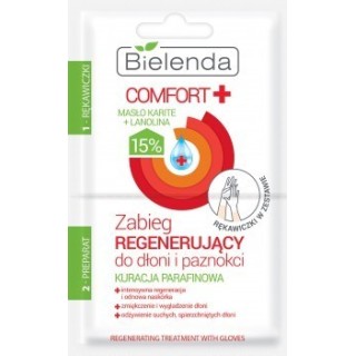 Bielenda Comfort Paraffine behandeling Regenererende behandeling met handschoenen 10 ml