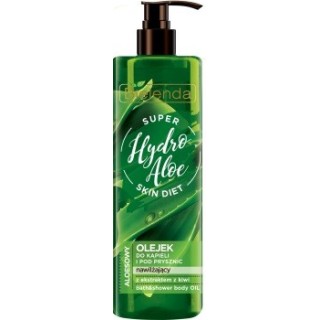 Bielenda SUPER SKIN DIET Hydro Aloe hydraterende bad- en doucheolie ALOË 400 ml