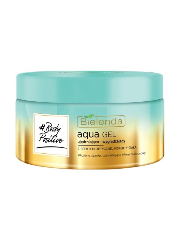 Bielenda BODY POSITIVE Aqua Gel verstevigend en gladmakend met het effect van optische lichaamscorrectie 250 ml