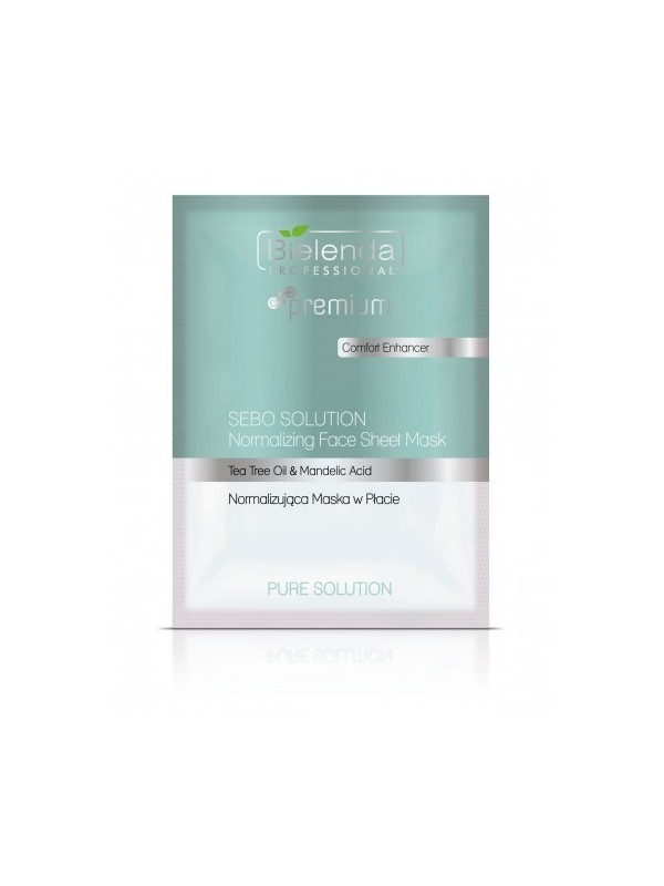 Bielenda Professional PURE SOLUTION - normalizing sheet mask 25 g