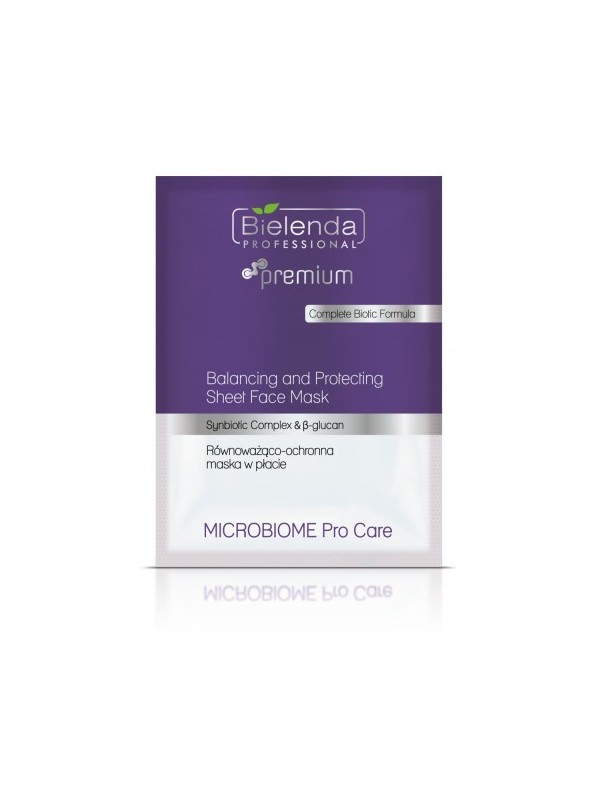 Bielenda Professional MICROBIOME PRO CARE balancing and protective sheet mask 35 g