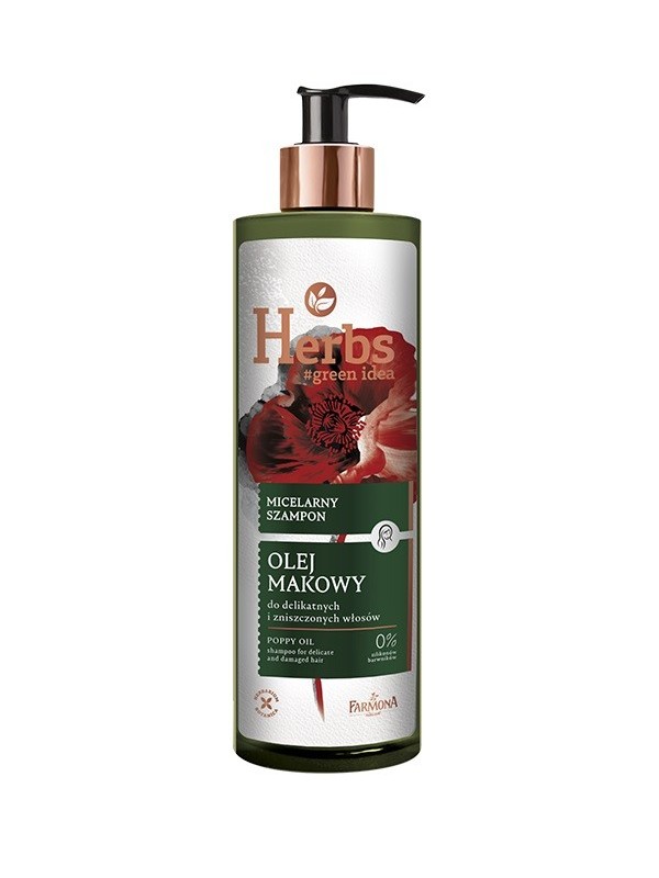 Farmona Herbs Micellar Shampoo Poppy seed oil for delicate and damaged hair 400 ml