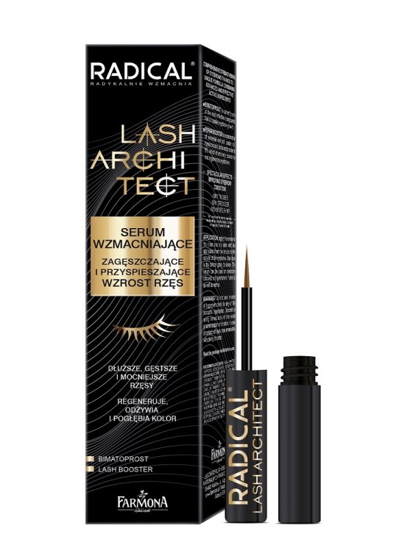 Farmona Radical Lash Architect Serum dat de wimpergroei versterkt, verdikt en versnelt 4 ml