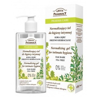 Green Pharmacy Gel voor intieme hygiëne Oak Bark, Tea Tree 300 ml