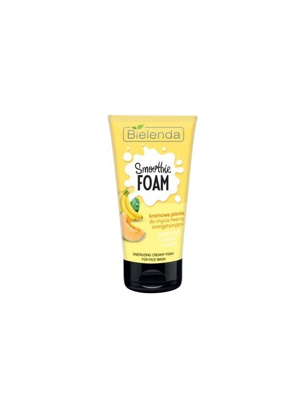 Bielenda SMOOTHIE FOAM Creamy Face Cleansing Foam Energizing Prebiotic + Banan + Melon 135 g