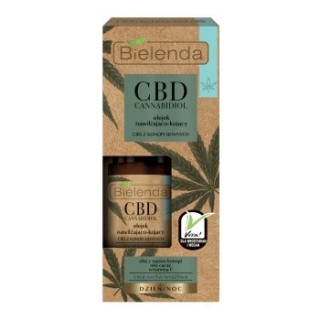 Bielenda CBD Cannabidiol Olejek nawilżająco-kojący z CBD z konopi siewnych cera sucha/wrażliwa 15 ml