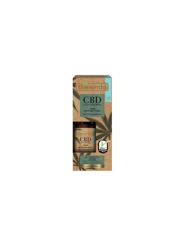 Bielenda CBD Cannabidiol Olejek nawilżająco-kojący z CBD z konopi siewnych cera sucha/wrażliwa 15 ml