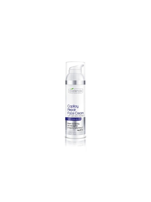 Bielenda Professional gezichtscrème voor haarvaten met rutine en vitamine C SPF15 100 ml