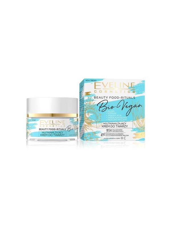 Eveline Bio Vegan Multi-hydraterende dag/nacht gezichtscrème 50 ml