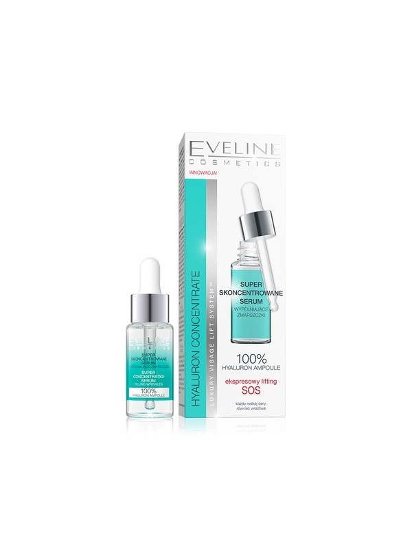 Eveline Hyaluron & Collagen Super concentrated wrinkle filling serum 18 ml