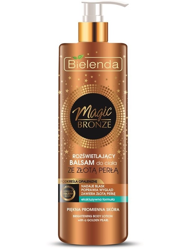 Bielenda MAGIC BRONZE Verlichtende bodylotion met gouden parel 250 ml