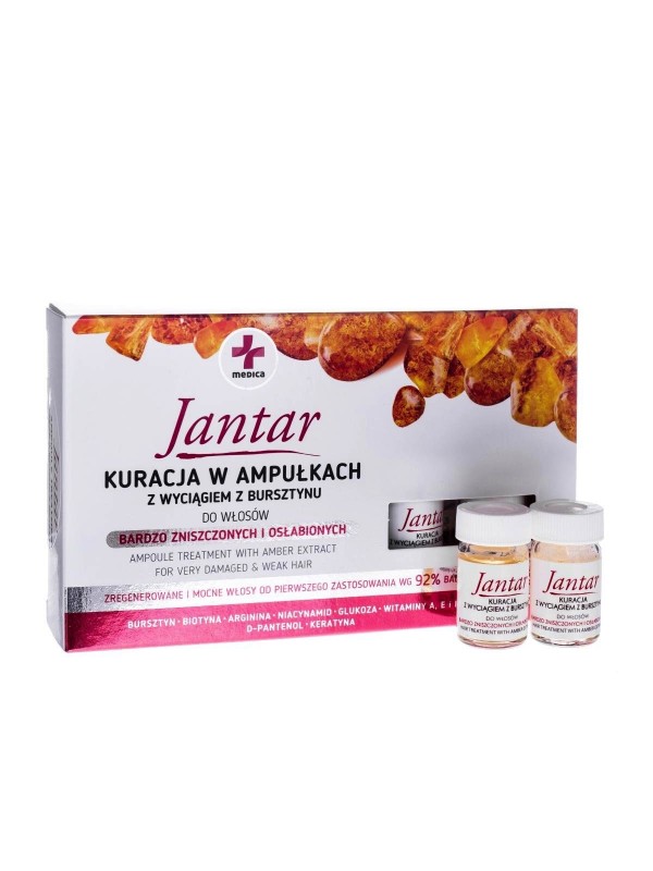 Farmona Jantar Medica Treatment in ampullen voor zeer beschadigd en verzwakt haar 5 x 5 ml