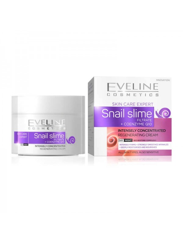 Eveline Snail slime + Coenzyme Q10 Concentrated face cream 50 ml