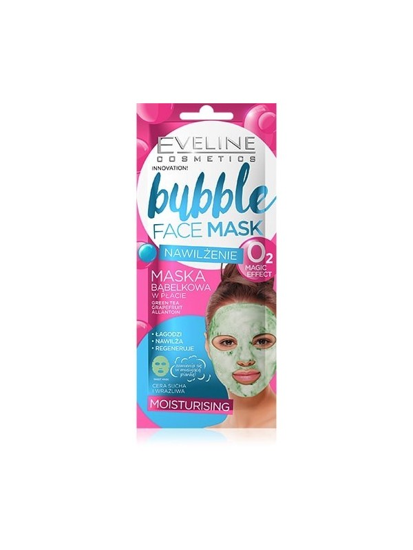 Eveline Bubble hydraterend sheetmasker 7 ml