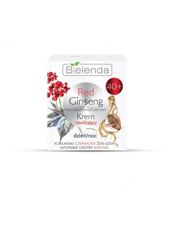 Bielenda Red Ginseng Hydraterende anti-rimpel gezichtscrème 40+ dag/nacht 50 ml