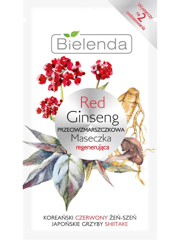 Bielenda Red Ginseng anti-rimpel regenererend masker 8 g