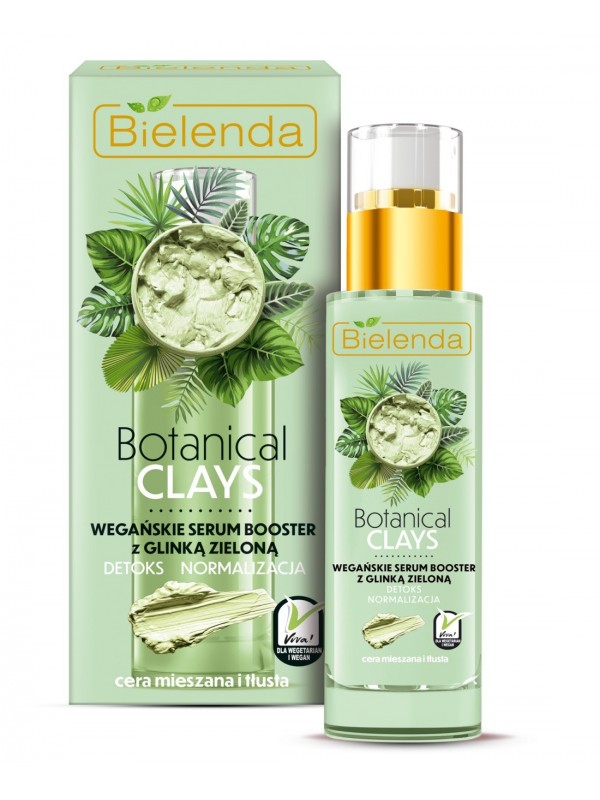 Bielenda Botanical Clays vegan face Serum with green clay 30 ml