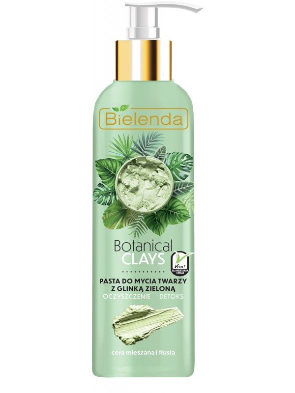 Bielenda Botanical Clays Reinigingspasta met groene klei 190 g