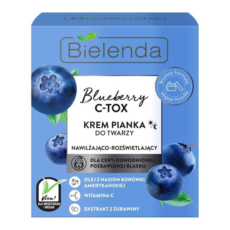 Bielenda Blueberry C-Tox Gezichtscreme-foam 40 ml