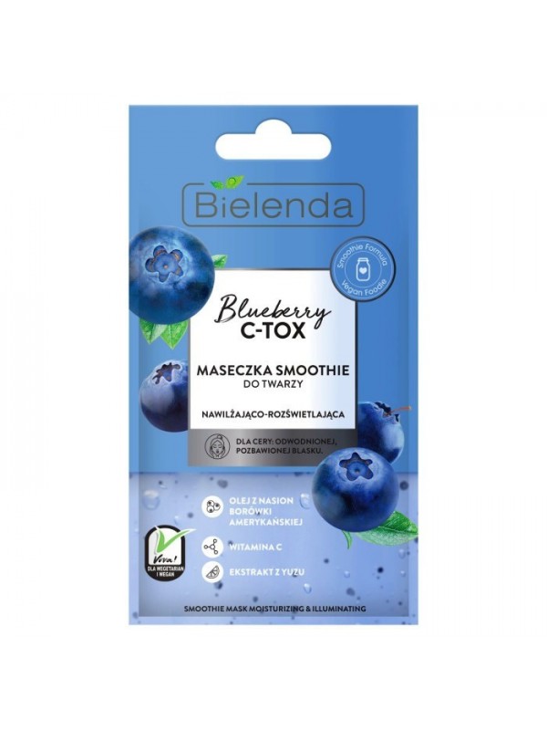 Bielenda Blueberry C-Tox Smoothie face mask 8 g