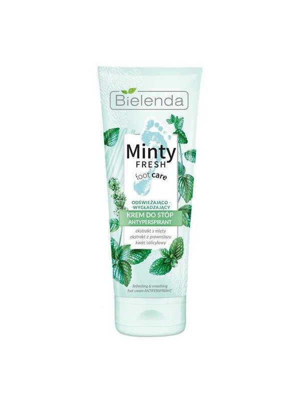 Bielenda MINTY FRESH FOOT CARE Refreshing and smoothing antiperspirant foot cream 100 ml