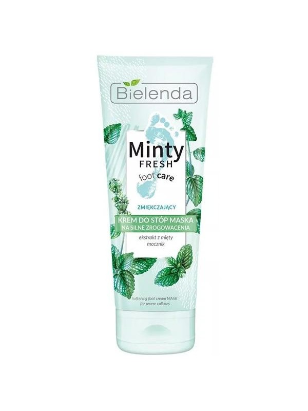 Bielenda MINTY FRESH FOOT CARE Voetcreme-masker voor sterk eelt 100 ml