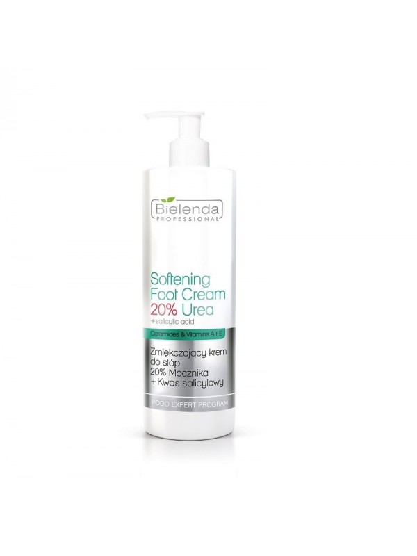 Bielenda Professional Podo Expert softening foot cream 20% urea + salicylic acid 500 ml