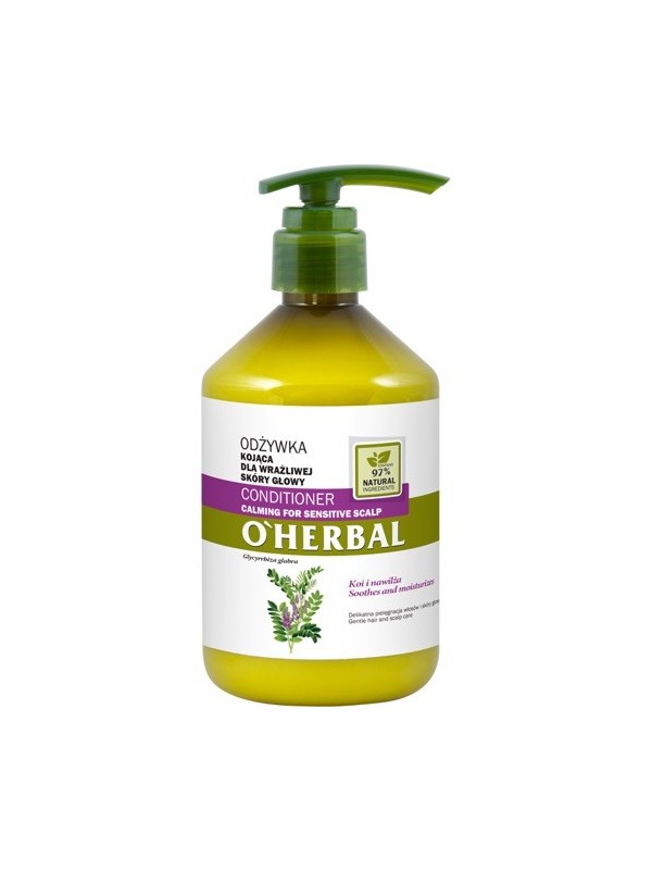 O'Herbal Hair conditioner soothing for sensitive scalp with liquorice extract 500 ml