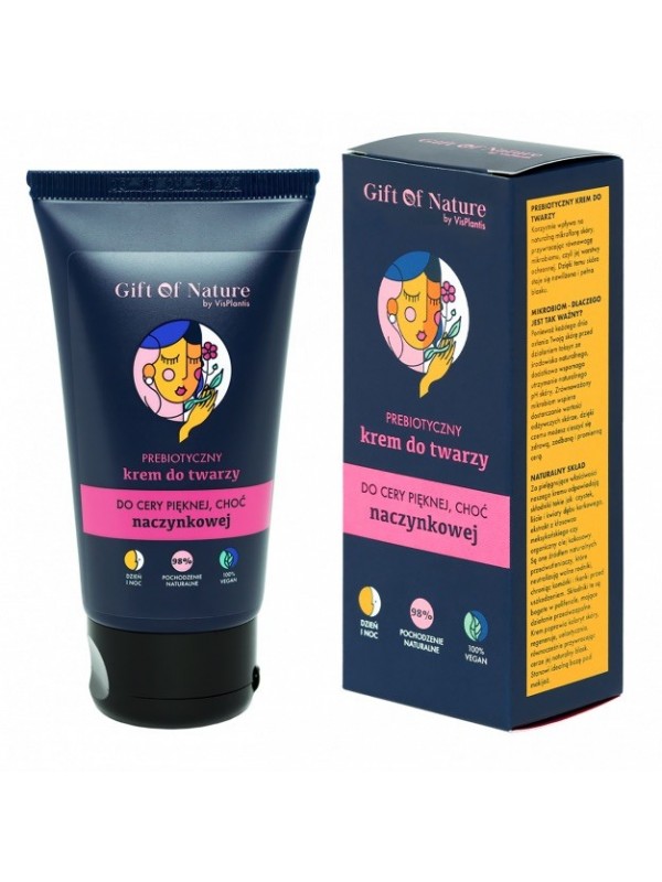 Gift of Nature Prebiotische Gezichtscrème voor de couperosehuid 50 ml